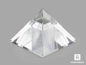 Пирамида из горного хрусталя (кварца), 18,5х18,5х15 мм