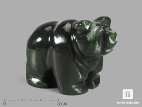 Медведь из нефрита, 6,7х4х3,4 см
