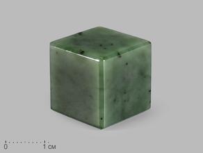 Куб из нефрита, 2х2 см