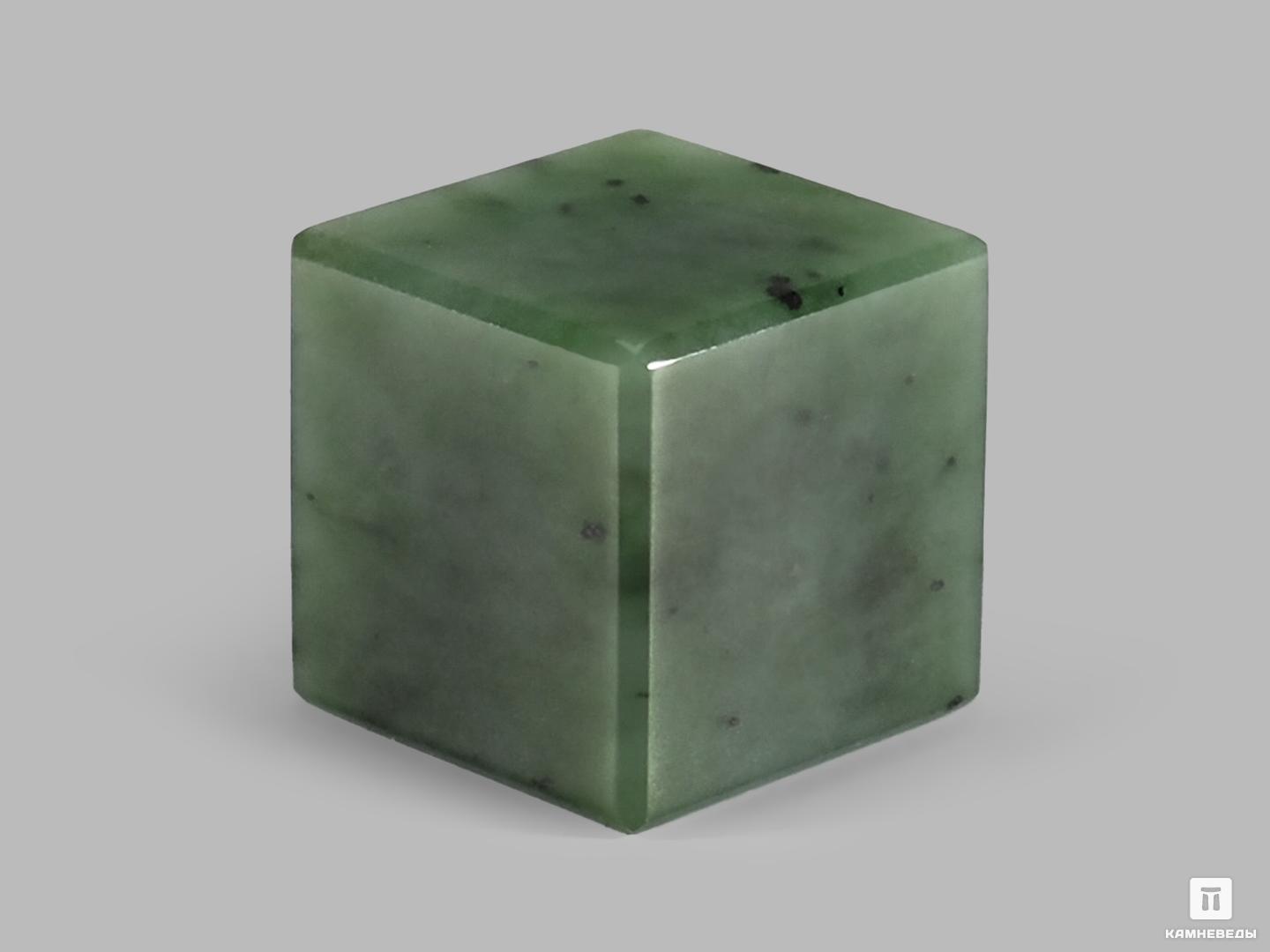 Куб из нефрита, 2х2 см, 21618, фото 2