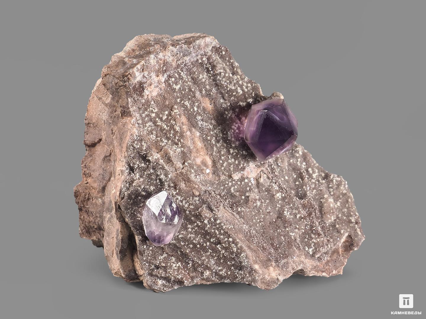 Аместист, кристаллы на породе 6-7 см, 21738, фото 2