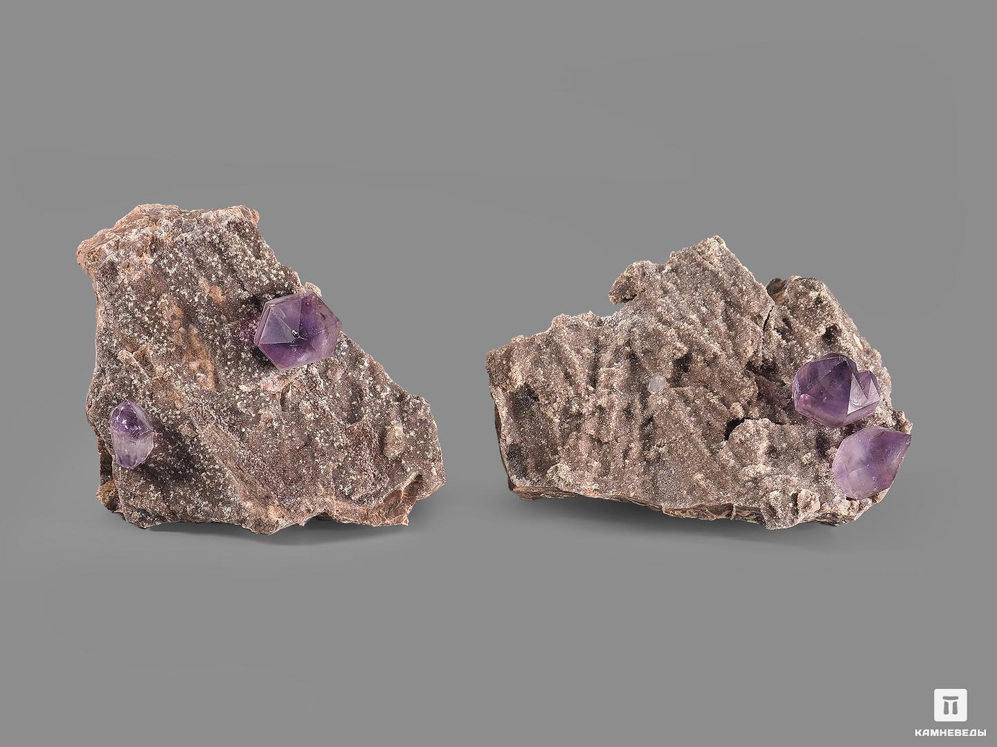 Аместист, кристаллы на породе 6-7 см, 21738, фото 3