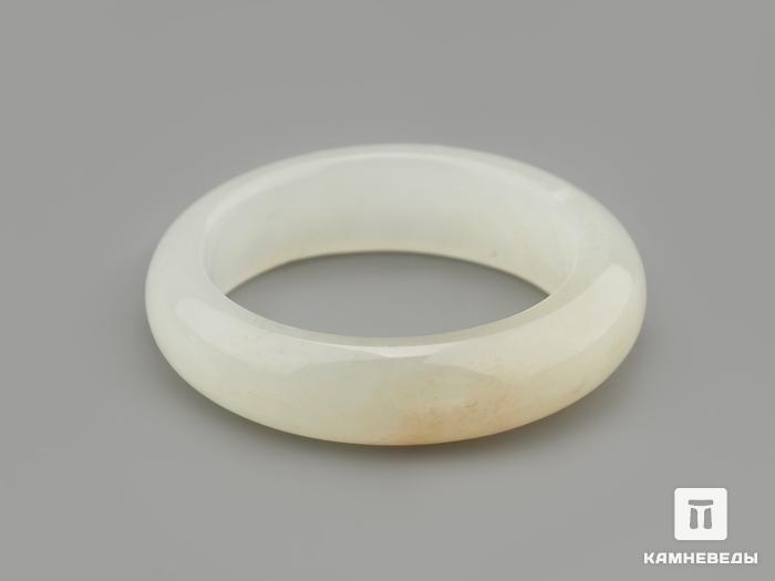 Кольцо из нефрита светлого, 5-6 мм, 21797, фото 1