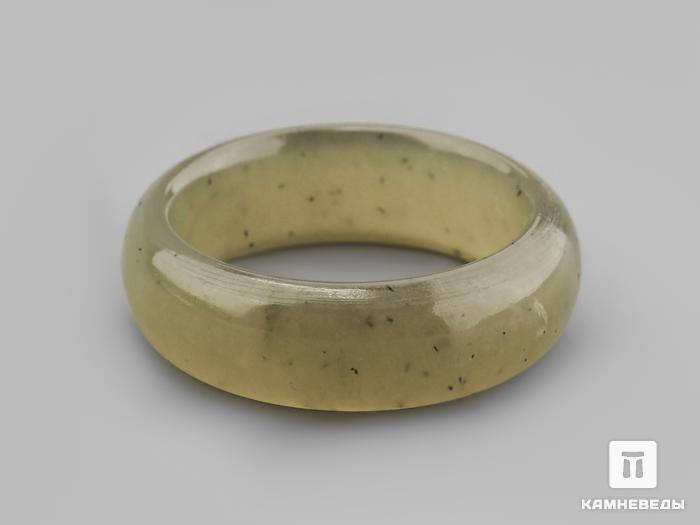 Кольцо из нефрита, ширина 6-7 мм, 21803, фото 1