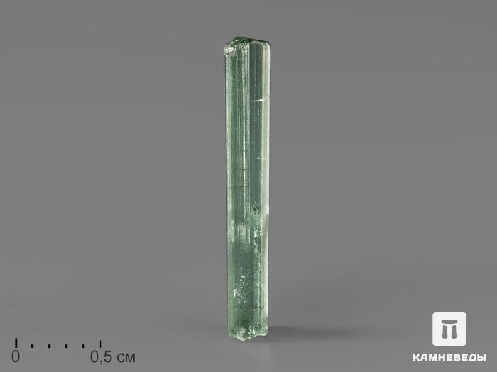 Турмалин (верделит), кристалл 1,7х0,2х0,2 см, 15254, фото 1