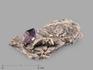 Аметист, кристалл на породе 5х3х1,7 см, 21857, фото 1