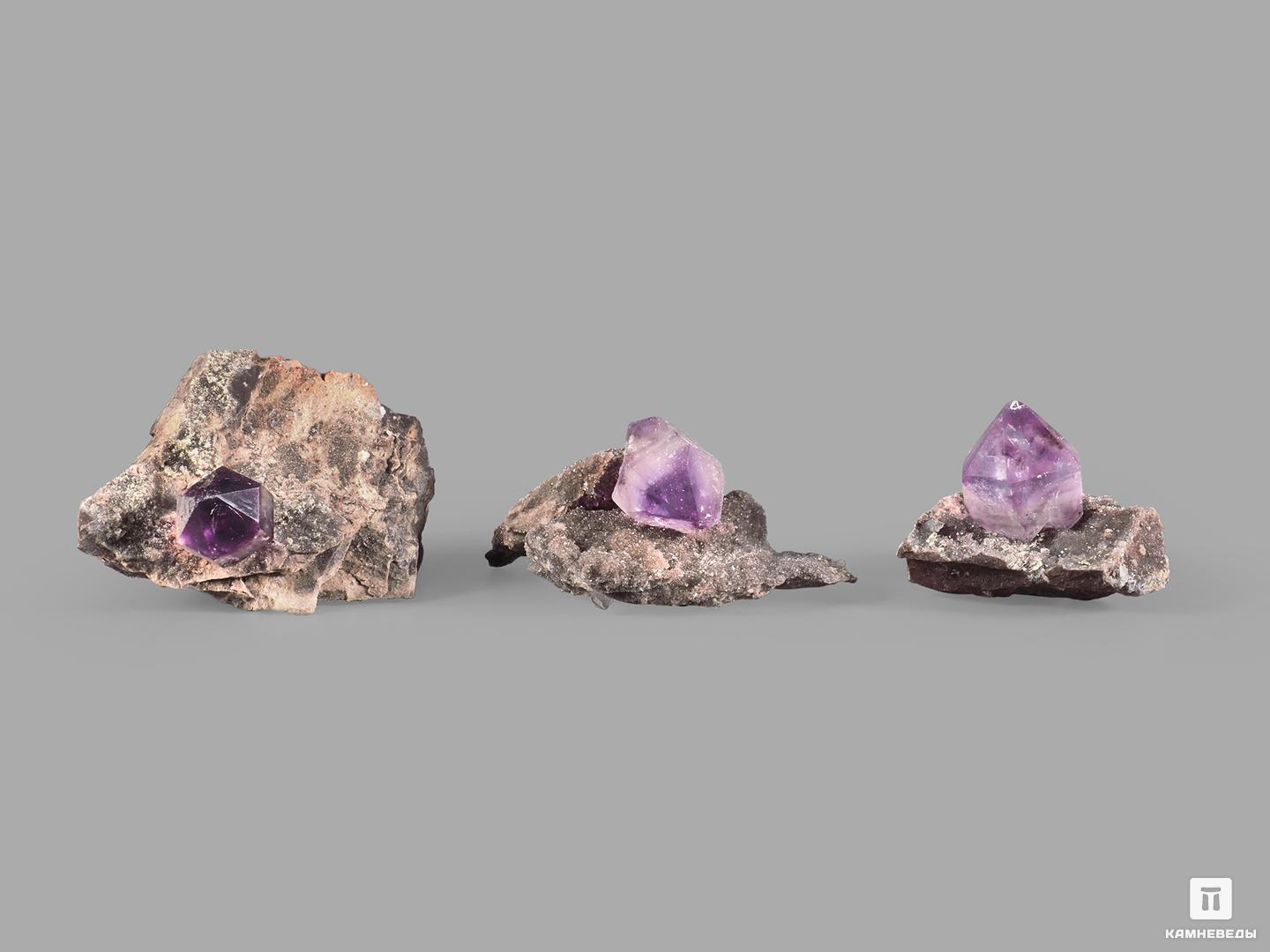 Аметист, кристалл на породе 3,5-6 см, 21860, фото 3