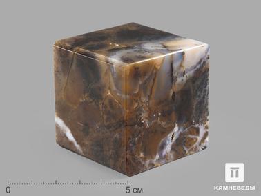 Агат. Куб из агата, 5х5 см