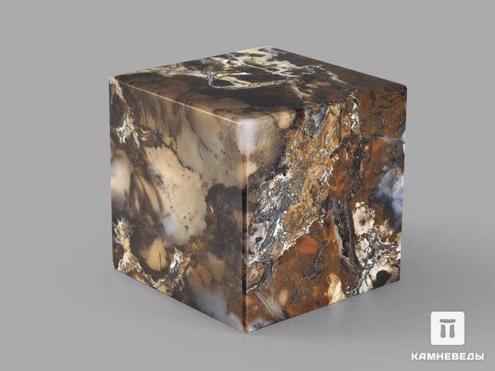 Куб из агата, 6х6 см, 21886, фото 2
