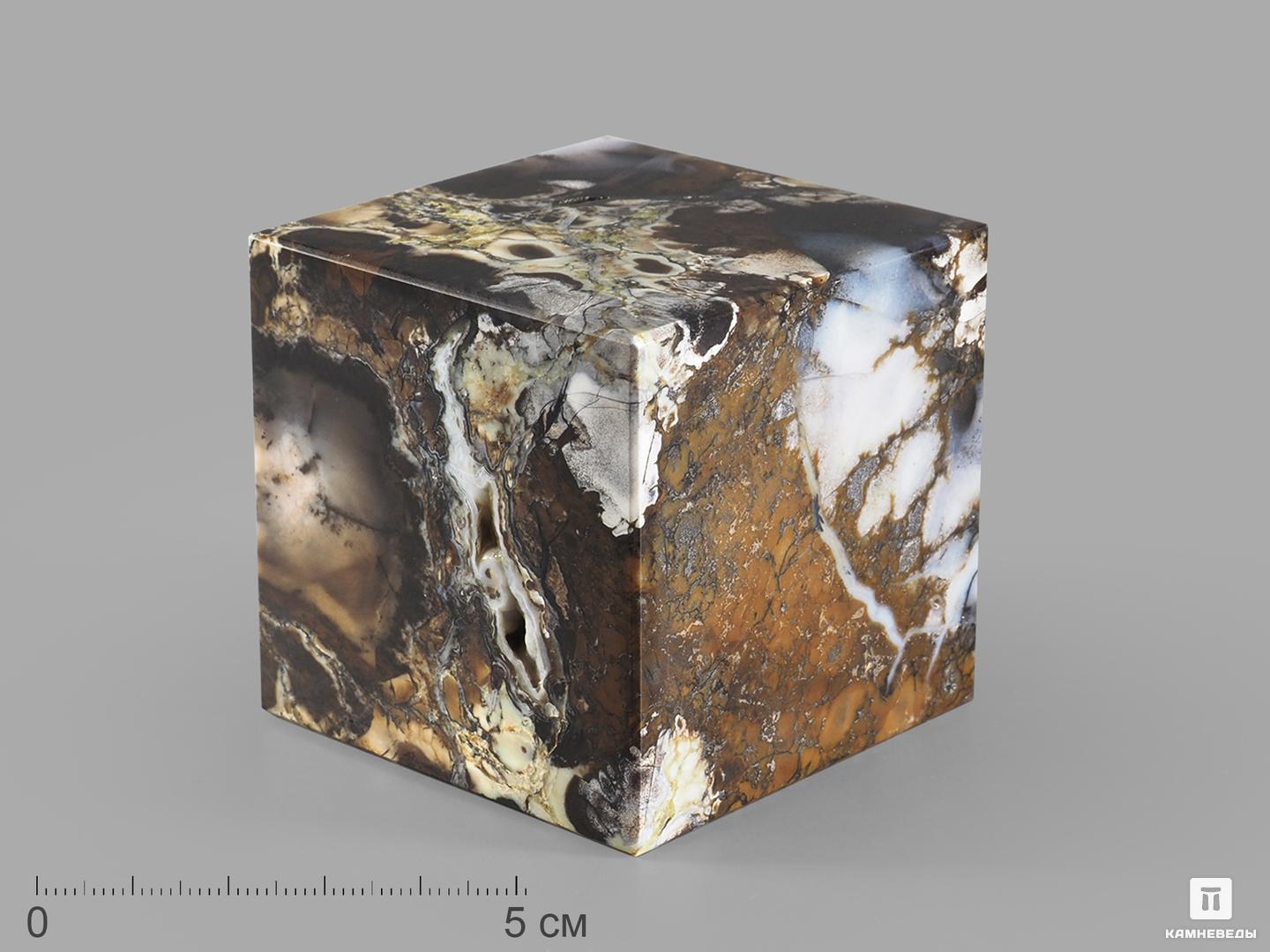 Куб из агата, 6х6 см, 21886, фото 1
