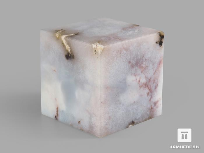 Куб из халцедона, 5,7х5,7 см, 21893, фото 2