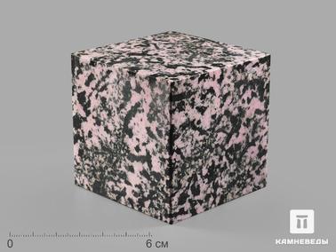 Тулит. Куб из тулита, 6,7х6,7 см
