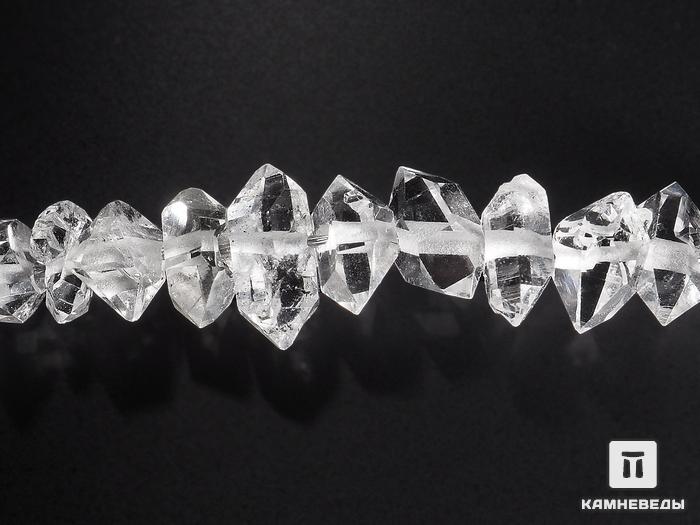 Бусы из «херкимерского алмаза» (двухголовые кристаллы горного хрусталя), 2625, фото 3