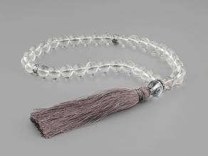 Чётки из горного хрусталя (кварца), 33 бусины