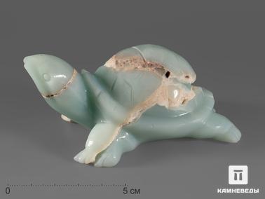 Амазонит. Черепаха из амазонита, 10,2х6х4,3 см