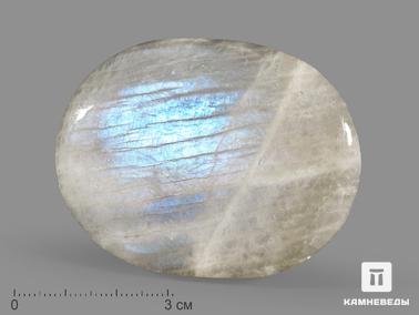 Лунный камень, Адуляр. Лунный камень (адуляр), полированная галька 6х4,8 см (80-90 г)