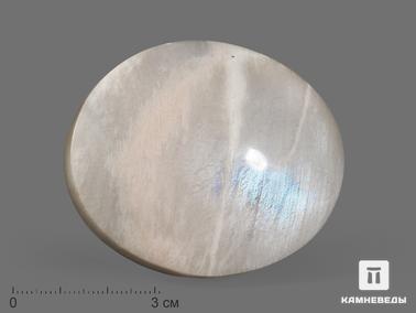Адуляр, Лунный камень. Лунный камень (адуляр), полированная галька 6,2х5,2 см (110-120 г)