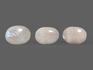 Лунный камень (адуляр) полированная галька, 5,7х4,3 см (70-80 г), 22065, фото 2