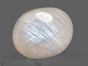 Лунный камень (адуляр) полированная галька, 5,7х4,3 см (70-80 г)