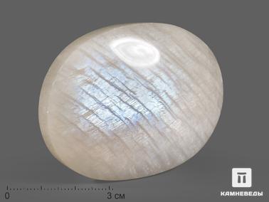 Адуляр, Лунный камень. Лунный камень (адуляр) полированная галька, 5,7х4,3 см (70-80 г)
