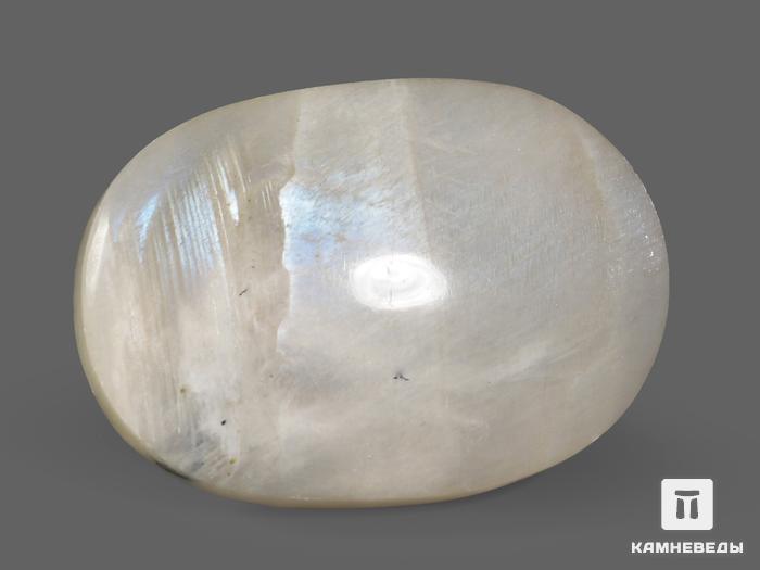 Лунный камень (адуляр), полированная галька 5,5х4,5 см (60-70 г), 22063, фото 2