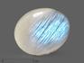 Лунный камень (адуляр), полированная галька 5,5х4,5 см (60-70 г), 22063, фото 1