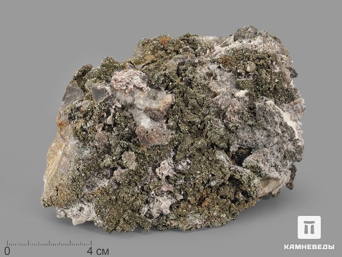 Марказит с кальцитом, 14,5х11х6 см, 22286, фото 1