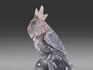 Попугай из агата с жеодой аметиста, 21,3х12х9,5 см, 22379, фото 4