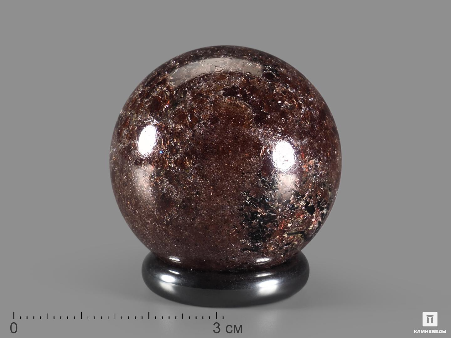 Шар из граната, 35-36 мм, 22315, фото 1