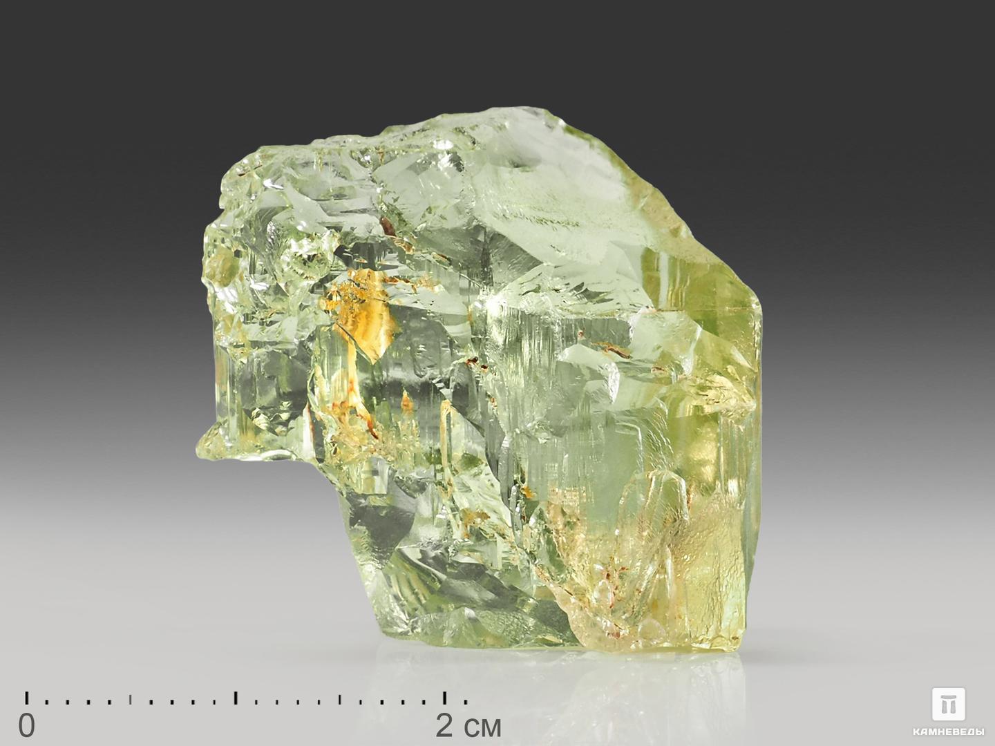 Гелиодор (берилл), 3,3х3х2 см, 22367, фото 1