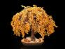 Дерево «Золотая Ива» из янтаря, 38х34х18 см, 18185, фото 1