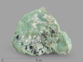 Хризопал (зелёный опал), 9,5х8,5х2,8 см