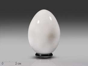 Яйцо из кахолонга (белого опала), 6,6х4,6 см