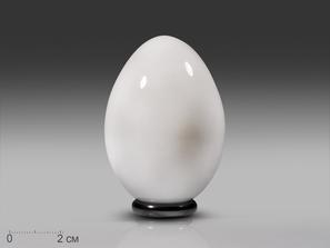 Яйцо из кахолонга (белого опала), 6,6х4,6 см
