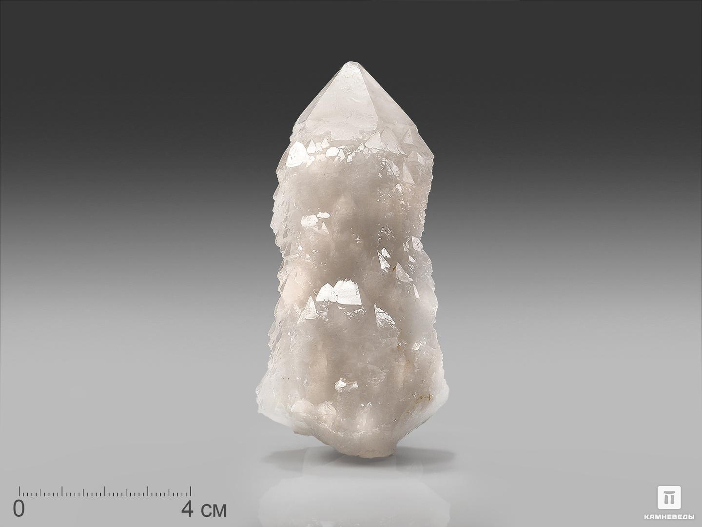 Кварц кактусовидный, кристалл 9-10 см природный кварц кристалл радуга титановый кластер vug минеральный образец исцеление