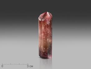 Турмалин (рубеллит), кристалл 6,2х1,8х1,7 см