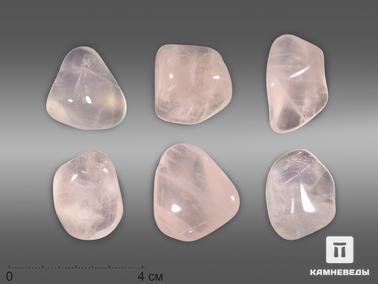 Розовый кварц. Розовый кварц (прозрачный), крупная галтовка 2-3,5 см (10-15 г)