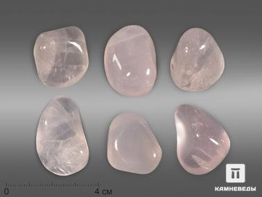 Розовый кварц. Розовый кварц (прозрачный), крупная галтовка 2,5-3,5 см (20-25 г)
