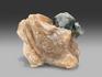 Апатит на кальците, кристаллы 11,2х8,7х5,6 см, 22576, фото 2