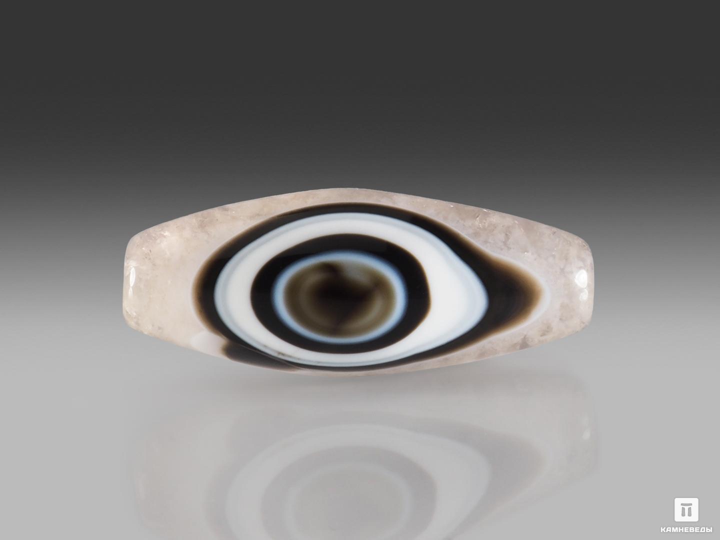 Бусина Дзи «Глаз бога» из природного агата представляя бога