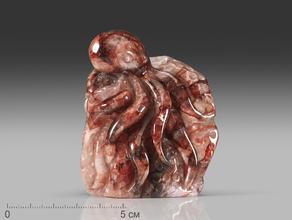 Осьминог из кварца, 8,3х6,8х4,5 см