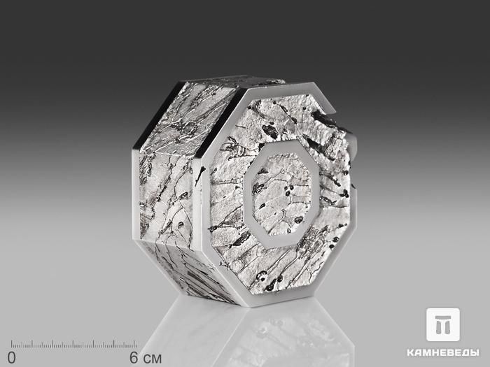 Метеорит «Сеймчан», 3,2х3,1х1,5 см, 23002, фото 1