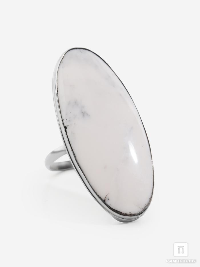 Кольцо с белым опалом (кахолонгом), 24253, фото 1