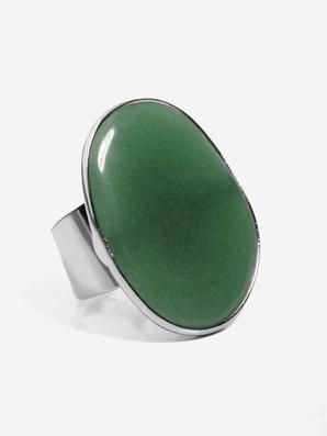 Кольцо с зелёным авантюрином