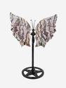 Бабочка из агата на металлической подставке, 25,5х18,5х9 см, 24344, фото 1
