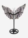 Бабочка из агата на металлической подставке, 25,5х18,5х9 см, 24344, фото 2