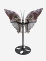 Бабочка из агата на металлической подставке, 26х20,2х9,5 см, 24345, фото 2