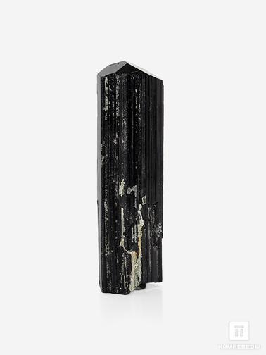 Шерл, Турмалин. Шерл (чёрный турмалин), кристалл 4,7х1,3 см