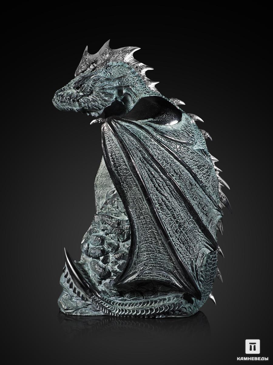 Дракон из талькохлорита, 38х26х14 см валашский дракон