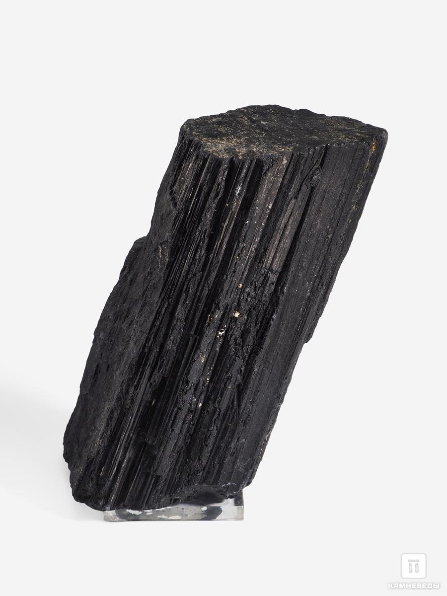 Шерл (чёрный турмалин), кристалл 15х8,3х6,2 см подушка автомобильная косточка на подголовник 27×17 см велюр чёрный с строчкой